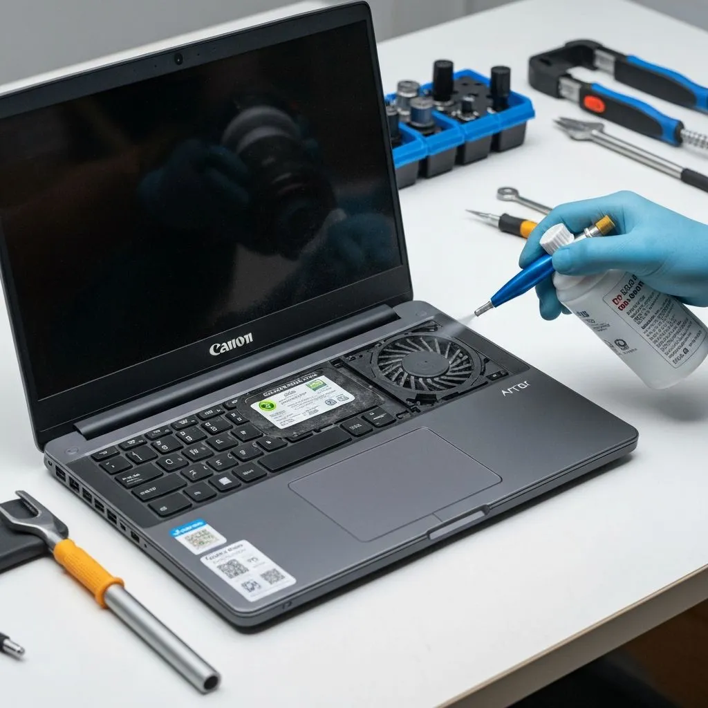 Deep Cleaning Laptop