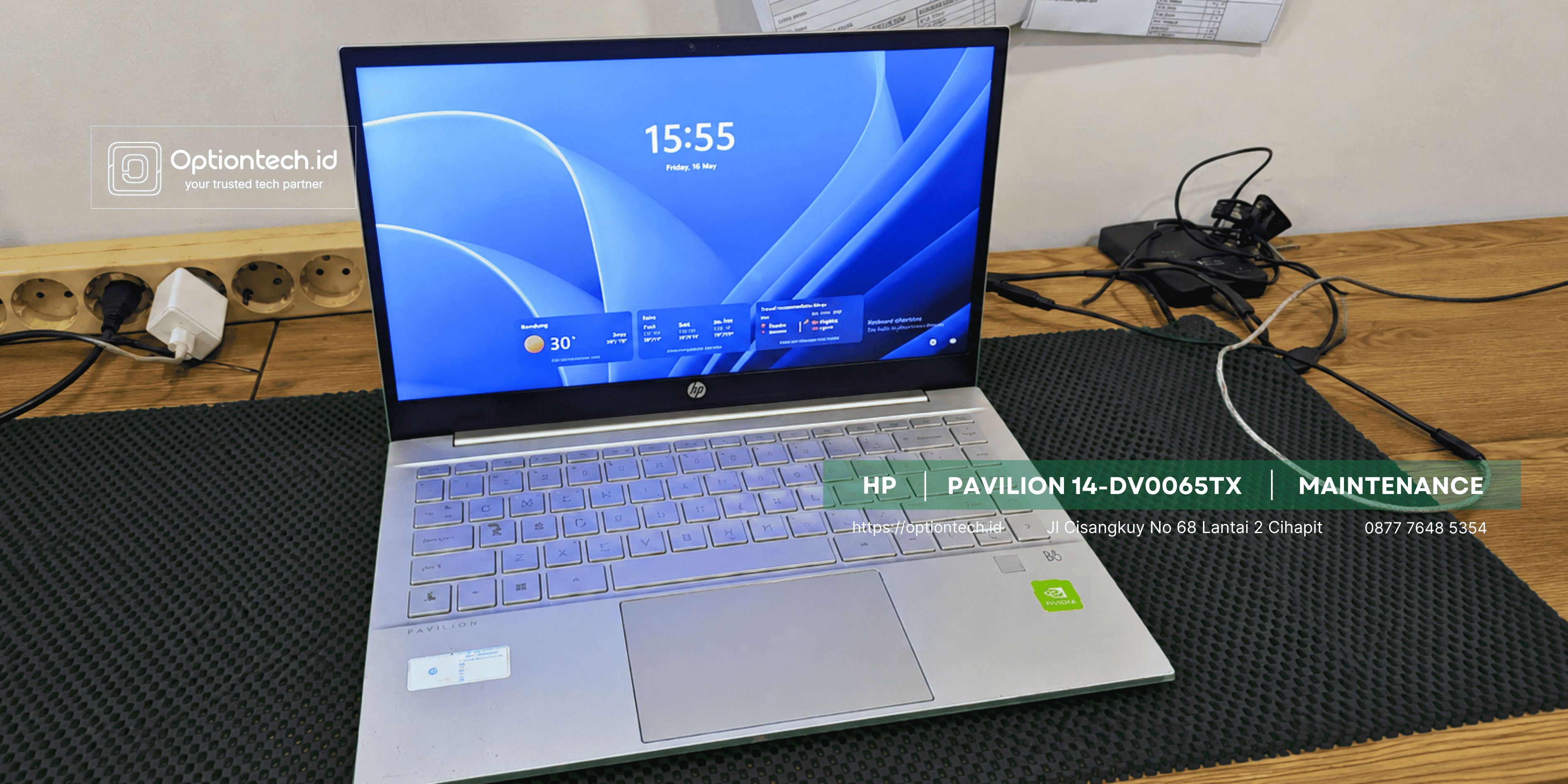 Solusi Laptop HP Pavilion 14-dv0065TX Panas & Bising di Bandung