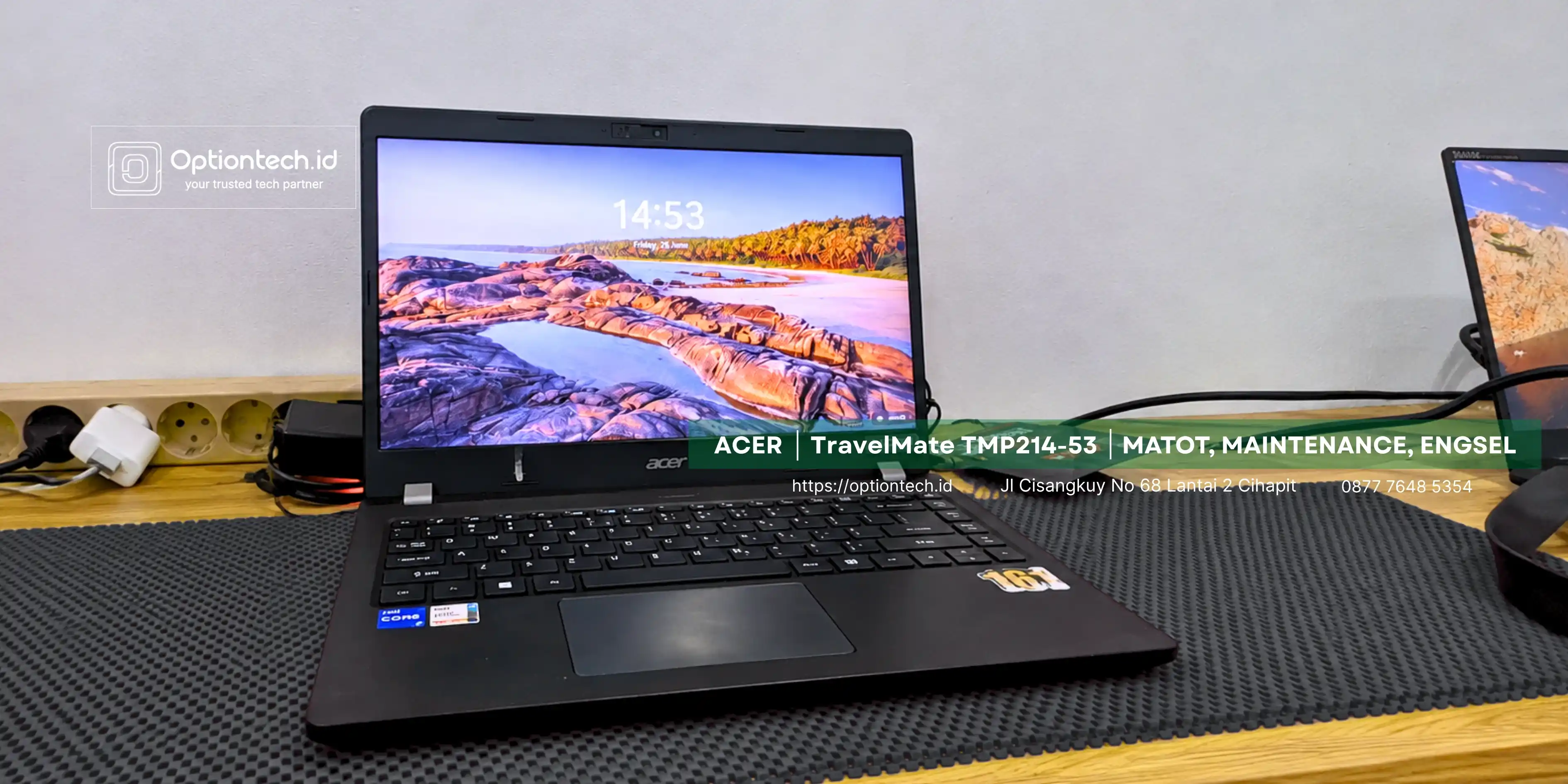 Service Acer TravelMate TMP214-53 Mati Total & Engsel Patah Bandung