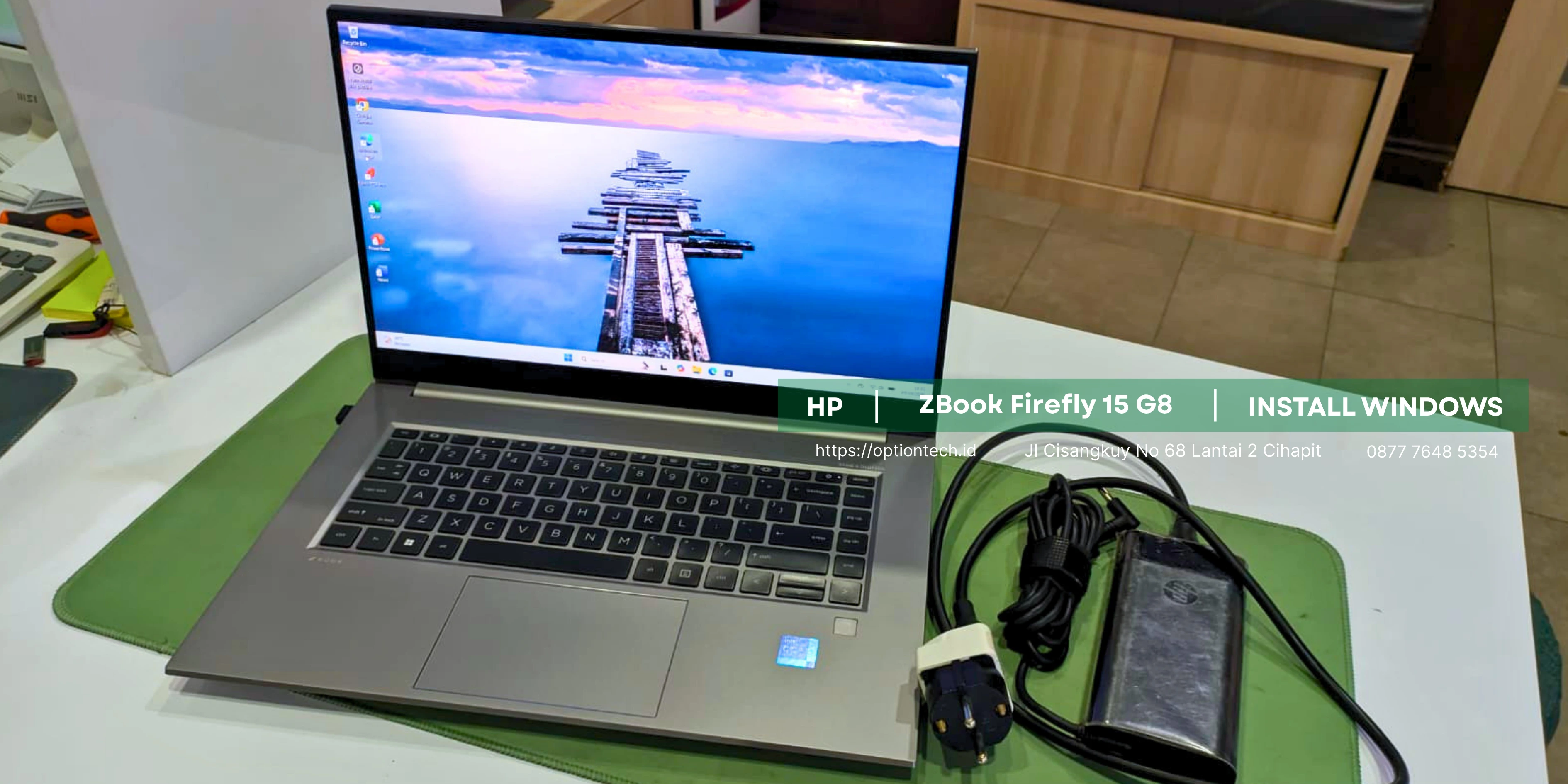Portfolio Solusi HP ZBook Firefly 15 G8 Error Aplikasi & Install Windows Bandung - OptionTech Bandung
