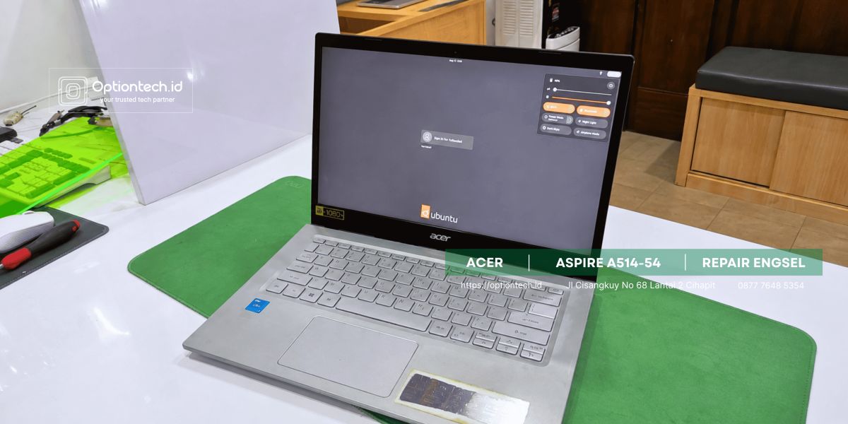 Service Acer Aspire A514-54 Bandung - Engsel Patah