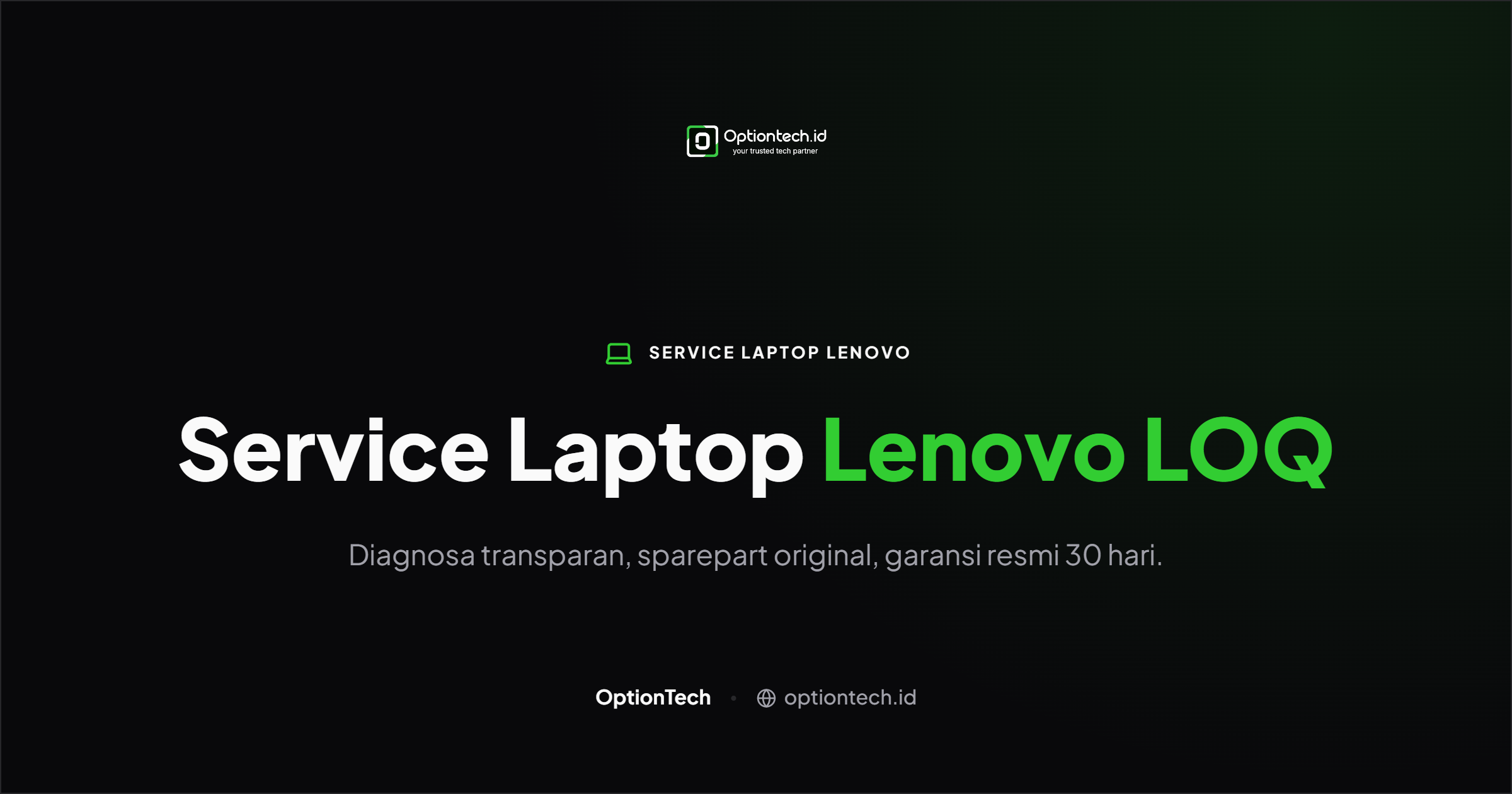 service laptop lenovo LOQ bandung