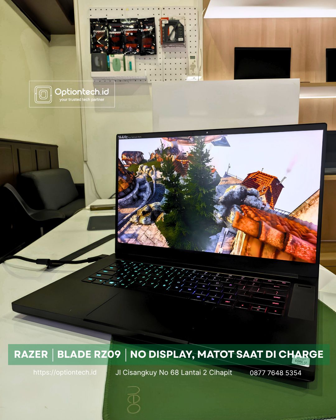 service laptop razer blade rz09 mati total