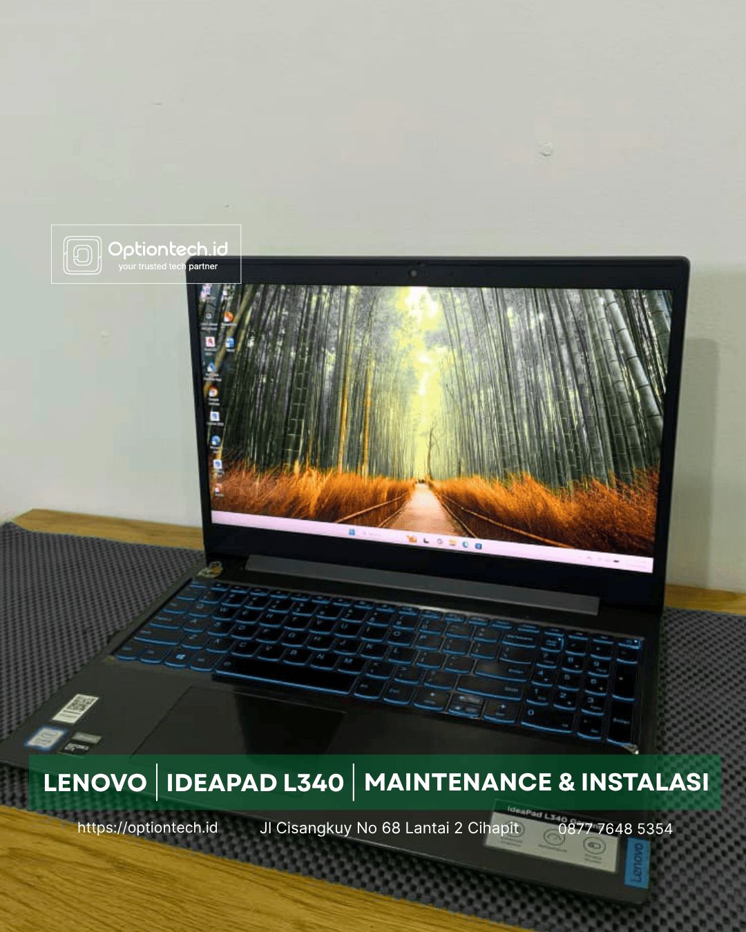 Service Lenovo IdeaPad L340 Bandung - Lemot Error